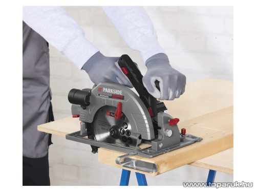 (bontott) ParkSide Performance PPHKSA 40-Li A1 SOLO Brushless akkumulátoros dupla akkus kézi körfűrész 190 mm fűrészlappal, hordozó kofferben (akku és töltő nélkül)