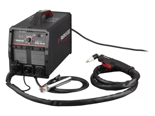 ParkSide Performance PPSK 40 B2 Plasma Cutter prémium plazmavágó integrált (beépített) kompresszorral, 15 - 40A