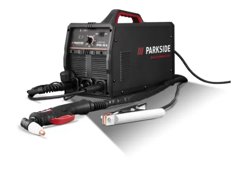 ParkSide Performance PPSK 40 B2 Plasma Cutter prémium plazmavágó integrált (beépített) kompresszorral, 15 - 40A