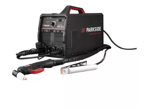 ParkSide Performance PPSK 40 B2 Plasma Cutter prémium plazmavágó integrált (beépített) kompresszorral, 15 - 40A