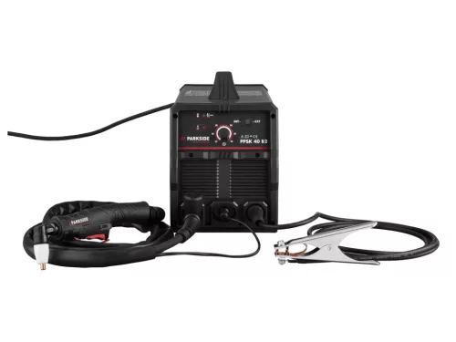 ParkSide Performance PPSK 40 B2 Plasma Cutter prémium plazmavágó integrált (beépített) kompresszorral, 15 - 40A