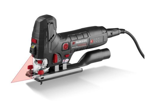 ParkSide Performance PPSTK 550 A1 Elektromos szúrófűrész, dekopírfűrész szabályozható fordulatszámmal, kofferben, 550 W
