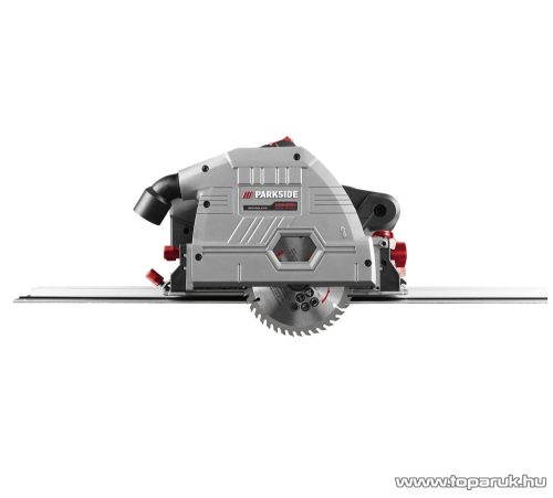 (selejt 718838) ParkSide Performance PPTSA 20-Li C3 SOLO Akkus merülőfűrész, körfűrész vezetősínnel + koffer (akku és töltő nélkül), X20V