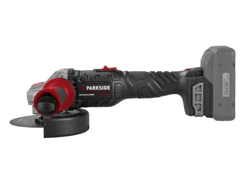 ParkSide Performance PPWSA 20-Li A1 SOLO X20V Akkumulátoros sarokcsiszoló kofferben, akku és töltő nélkül
