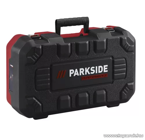 (SELEJT / K239190) ParkSide Performance PPWSFA 20-Li B3 SOLO Laposfejű sarokcsiszoló flex, fordulatszám szabályzóval kofferben, akku és töltő nélkül