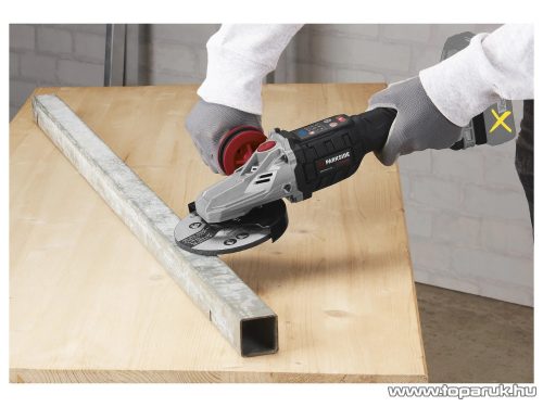 ParkSide Performance PPWSFA 20-Li B3 SOLO Laposfejű sarokcsiszoló flex, fordulatszám szabályzóval kofferben, akku és töltő nélkül