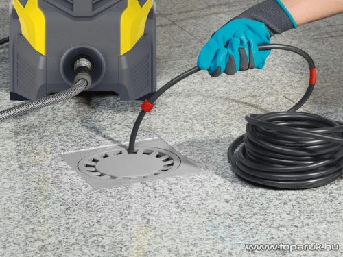 ParkSide PRRS 15 A1 OEM Lefolyó és csőtisztító készlet (csőgörény) magasnyomású mosóhoz, max 160 bár, 15 méter