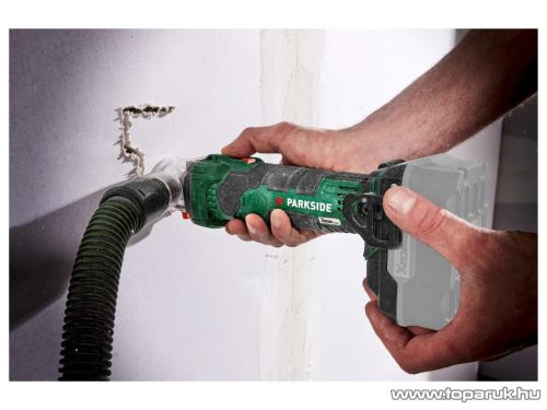 ParkSide PRSA 20-Li A1 SOLO Akkus rotációs vágó, gipszkarton maró / vágó, vakolat, fa és műanyag vágására (akkumulátor és töltő nélkül)