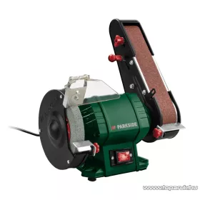   ParkSide PSBS 240 C2 Kombinált 2 az 1-ben állványos szalag csiszoló gép és köszörű, 240W