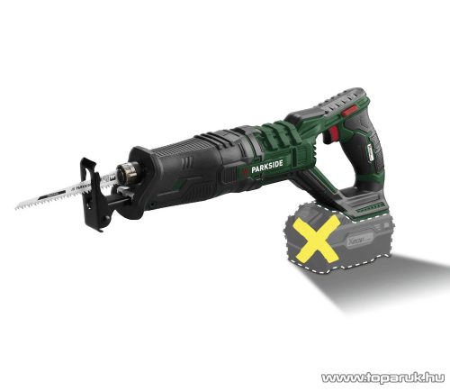 (SELEJT / K940005) ParkSide PSSA 20-Li B2 SOLO X20V akkus kardfűrész, orrfűrész akku és töltő nélkül, kofferben