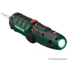 ParkSide PSSA 4 B2 SET Beépített akkus kompakt csavarhúzó, mini behajtó integrált LED munkalámpával + 26 bit + tároló koffer, 4 V / 10  Nm