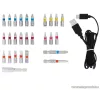 ParkSide PSSA 4 B2 SET Beépített akkus kompakt csavarhúzó, mini behajtó integrált LED munkalámpával + 26 bit + tároló koffer, 4 V / 10  Nm