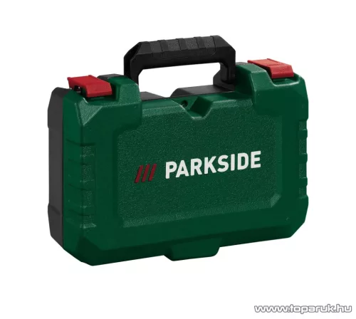 ParkSide PSSA 4 B2 SET Beépített akkus kompakt csavarhúzó, mini behajtó integrált LED munkalámpával + 26 bit + tároló koffer, 4 V / 10  Nm