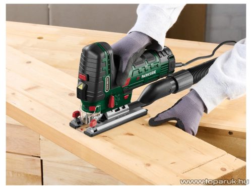 ParkSide PSTK 800 F4 Elektromos szúrófűrész, dekopírfűrész szabályozható fordulatszámmal, kofferben, 800W