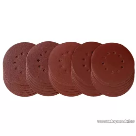   ParkSide PSWD 30 A1 Tépőzáras csiszolópapír készlet falcsiszoló zsiráfhoz / fal és mennyezetcsiszolóhoz, átmérő 225 mm, 60 / 80 / 120 / 180 / 240 (30 darabos)