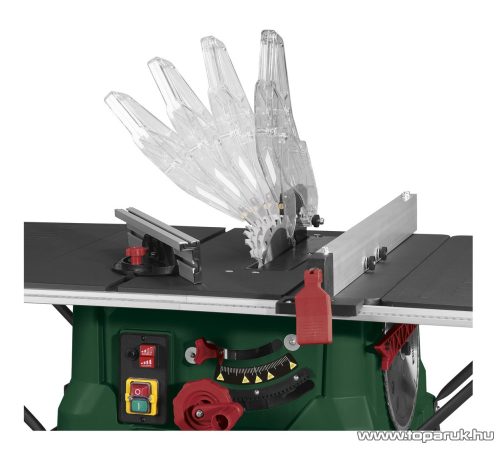 (használt 428034) ParkSide PTKS 2000 H5 Kétsebességes elektromos asztali körfűrész, 2 x 254 mm fűrészlappal, 2000 W