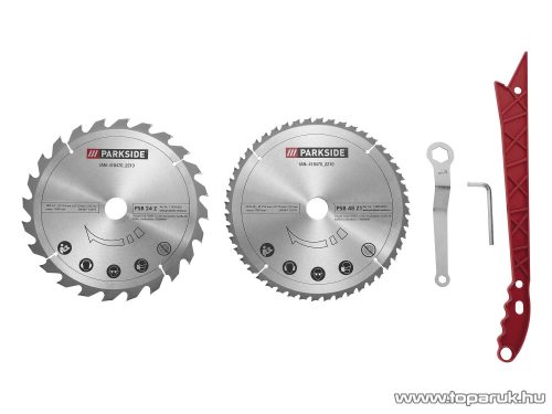 (bontott) ParkSide PTKS 2000 H5 Kétsebességes elektromos asztali körfűrész, 2 x 254 mm fűrészlappal, 2000 W