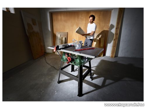 ParkSide PTKS 2000 H5 Kétsebességes elektromos asztali körfűrész, 2 x 254 mm fűrészlappal, 2000 W