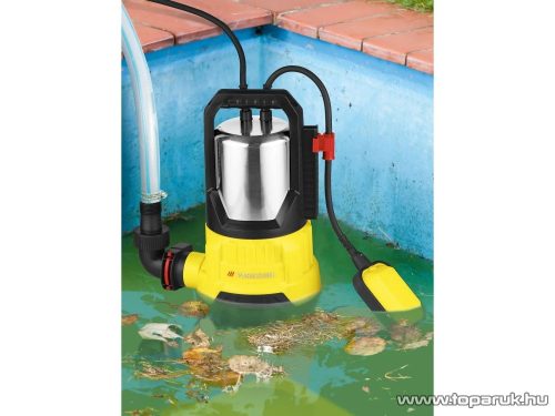 Parkside PTPS 1100 A1 elektromos merülő szennyvíz búvár szivattyú úszókapcsolóval, 1100 W (szennyezett vízre)