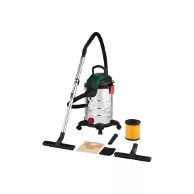   ParkSide PWD 25 C4 INOX nemesacél száraz-nedves porzsák nélküli porszívó, 25 literes, 1400W