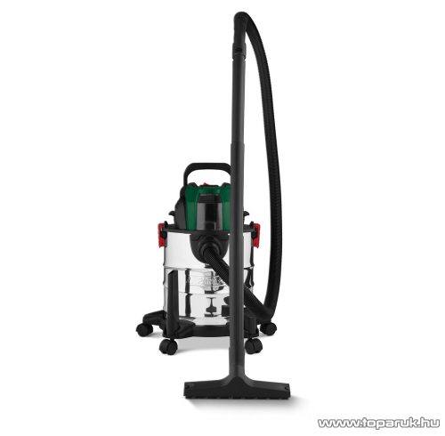 ParkSide PWDA 20-Li C3 SOLO INOX Akkumulátoros száraz - nedves porzsák nélküli porszívó, 20 V, 20 Literes (akku és töltő nélkül)