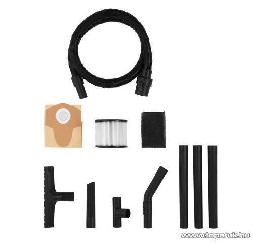 ParkSide PWDA 20-Li C3 SOLO INOX Akkumulátoros száraz - nedves porzsák nélküli porszívó, 20 V, 20 Literes (akku és töltő nélkül)