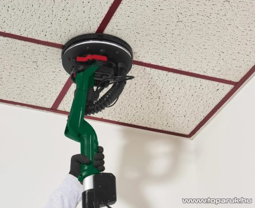 ParkSide PWDS 920 D4 Falcsiszoló és mennyezetcsiszoló zsiráf alumínium teleszkópos nyéllel, kör- és háromszög alakú fejjel, 710 W