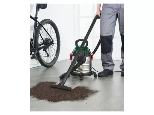 ParkSide PWD 12 B1 INOX Száraz-nedves porzsák nélküli porszívó, 12 literes, 1200 W