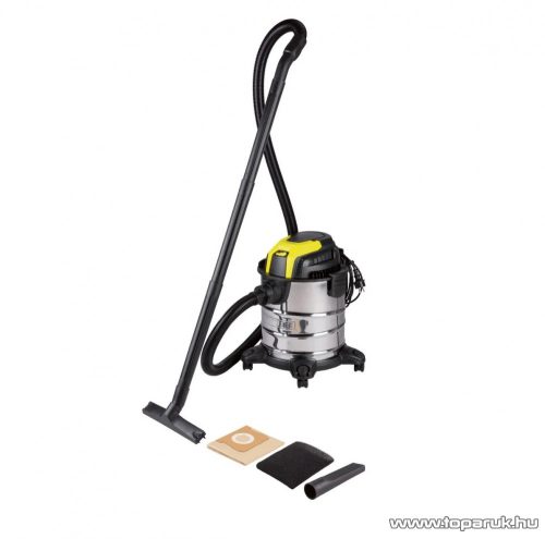 ParkSide PWD 20 A1 INOX Száraz-nedves porzsák nélküli porszívó, 19,8 literes, 1300 W