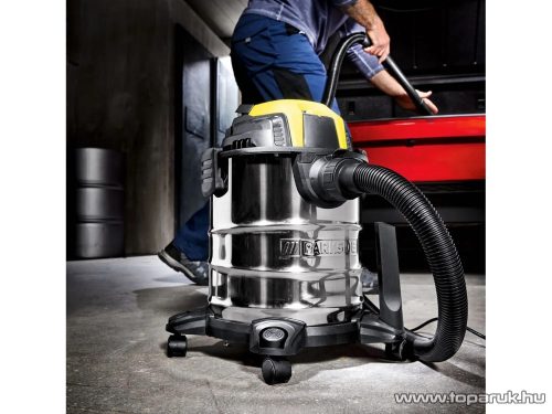 ParkSide PWD 20 A1 INOX Száraz-nedves porzsák nélküli porszívó, 19,8 literes, 1300 W