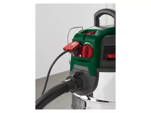 Parkside PWD 30 C1 INOX porszívó tartozékokkal és szívófejekke