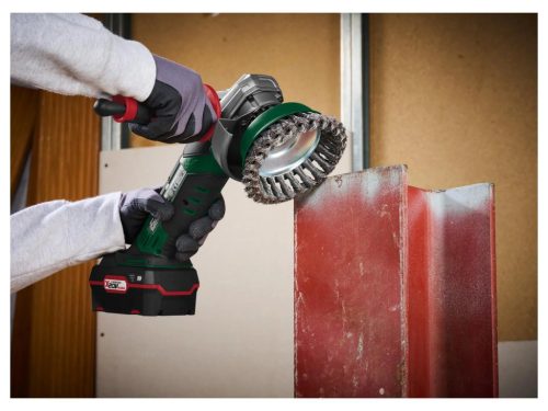 ParkSide PWSA 20-Li D4 SET Akkumulátoros sarokcsiszoló kofferben, X20V (4Ah akkuval és gyorstöltővel)