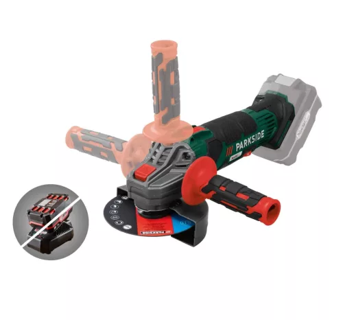 3 helyzetben rögzíthető első fogantyú és robusztus alumínium előlap