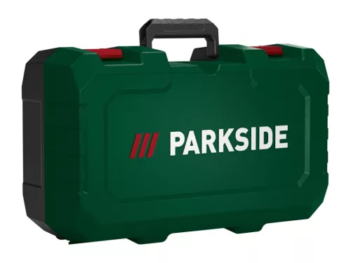 (SELEJT / K396673) ParkSide PWSA 20-Li D4 X20V SOLO Akkumulátoros sarokcsiszoló kofferben, akku és töltő nélkül