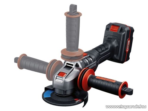 (selejt 662065) ParkSide Performance PWSAP 20-Li C3 X20V SOLO Akkumulátoros sarokcsiszoló kofferben, akku és töltő nélkül