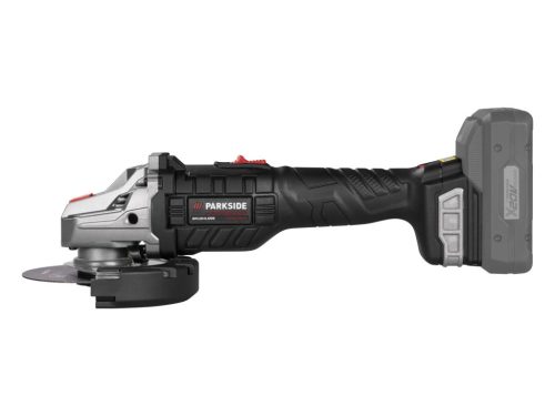 ParkSide Performance PWSAP 20-Li G7 SOLO X20V Akkumulátoros sarokcsiszoló kofferben, akku és töltő nélkül