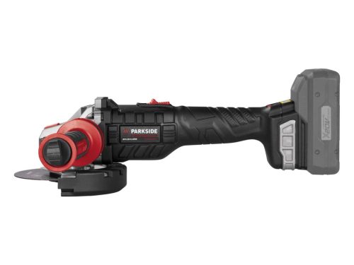 ParkSide Performance PWSAP 20-Li G7 SOLO X20V Akkumulátoros sarokcsiszoló kofferben, akku és töltő nélkül