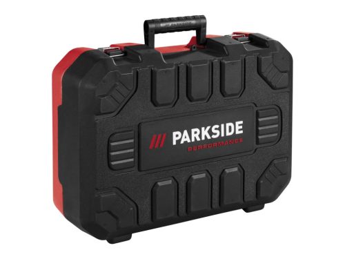 ParkSide Performance PWSAP 20-Li G7 SOLO X20V Akkumulátoros sarokcsiszoló kofferben, akku és töltő nélkül
