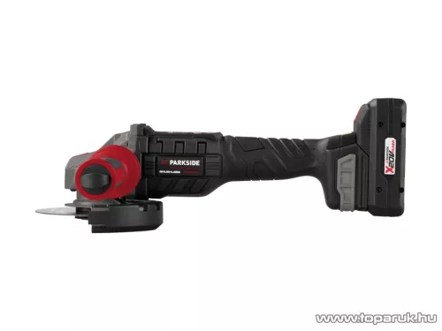 ParkSide Performance PWSAP 20-Li F6 SMART SET X20V Akkumulátoros sarokcsiszoló kofferben (akkuval és gyorstöltővel)