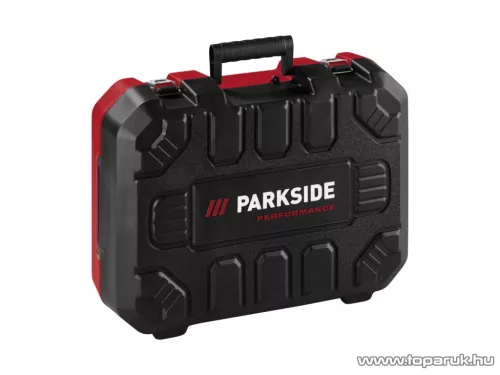 ParkSide Performance PWSAP 20-Li F6 SMART SET X20V Akkumulátoros sarokcsiszoló kofferben (akkuval és gyorstöltővel)