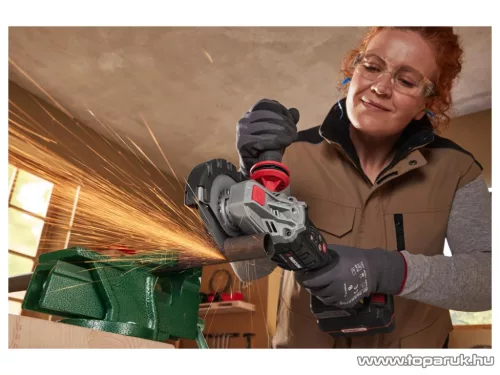 ParkSide Performance PWSAP 20-Li F6 SMART SET X20V Akkumulátoros sarokcsiszoló kofferben (akkuval és gyorstöltővel)