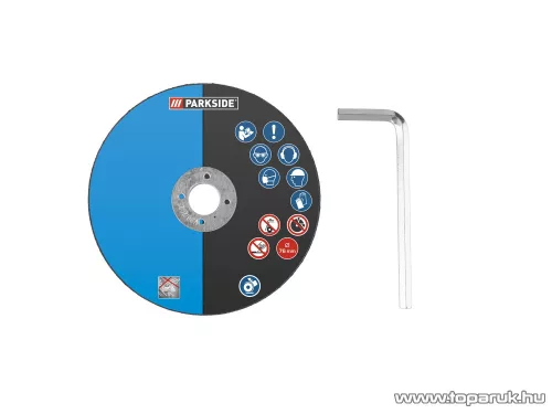 ParkSide PWSA 12 C2 SOLO Akkumulátoros sarokcsiszoló, akkus kézi flex kofferben, 12V-os, 76 mm-es (akkumulátor és töltő nélkül)