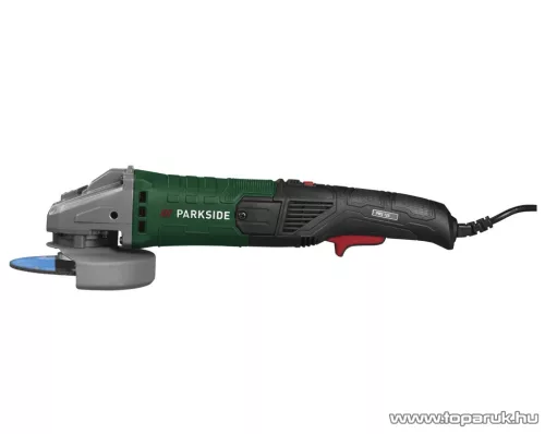(SELEJT/ K641536) ParkSide PWS 125 I9 Elektromos sarokcsiszoló flex fordulatszám szabályzóval, 125 mm / 1200W (vágókorong nélkül)