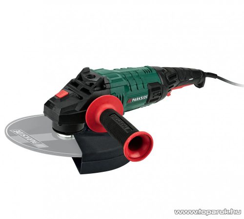 ParkSide PWS 230 C3 Robusztus alumínium burkolatú sarokcsiszoló / flex, 230 mm korong, 2000 W