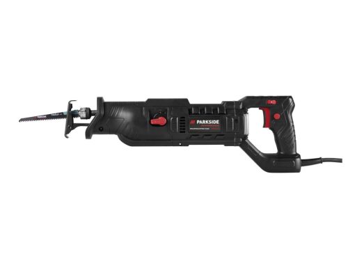 Nagy teljesítményű, 1200 W-os ParkSide orrfűrész 30 mm-es lökethosszal és LED munkalámpával a precíz vágáshoz.