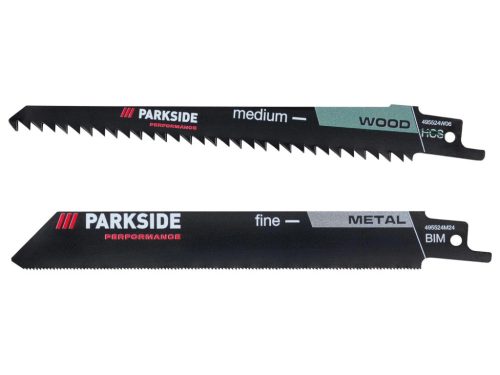 Sokoldalú ParkSide Performance orrfűrész fa, fém és műanyag csövek vágásához, csúszásmentes Softgrip markolattal.