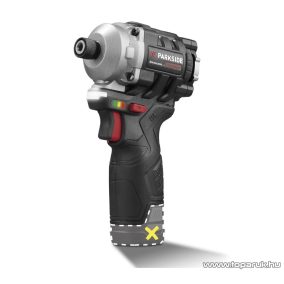   ParkSide Performance PDSSAP 12 A1 SOLO Brushless akkumulátoros ütvecsavarozó behajtó + koffer, X12V, 170 Nm (akku és töltő nélkül)