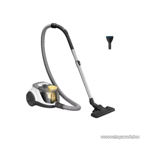   Philips Series 2000 XB2140/09 Porzsák nélküli porszívó Super Clean Air szűrővel, PowerCyclone 4 technológia, 850 W, sarkvidéki fehér / sárga színben