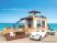 PlayTive BEACH HOME Tengerparti nyaraló ház építő játék készlet, fény- és hangeffektusokkal, 166 részes