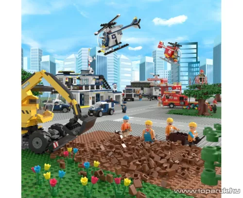 PlayTive Clippys CL-12811 Tűzoltóság játék építő állomás szett, 834 részes